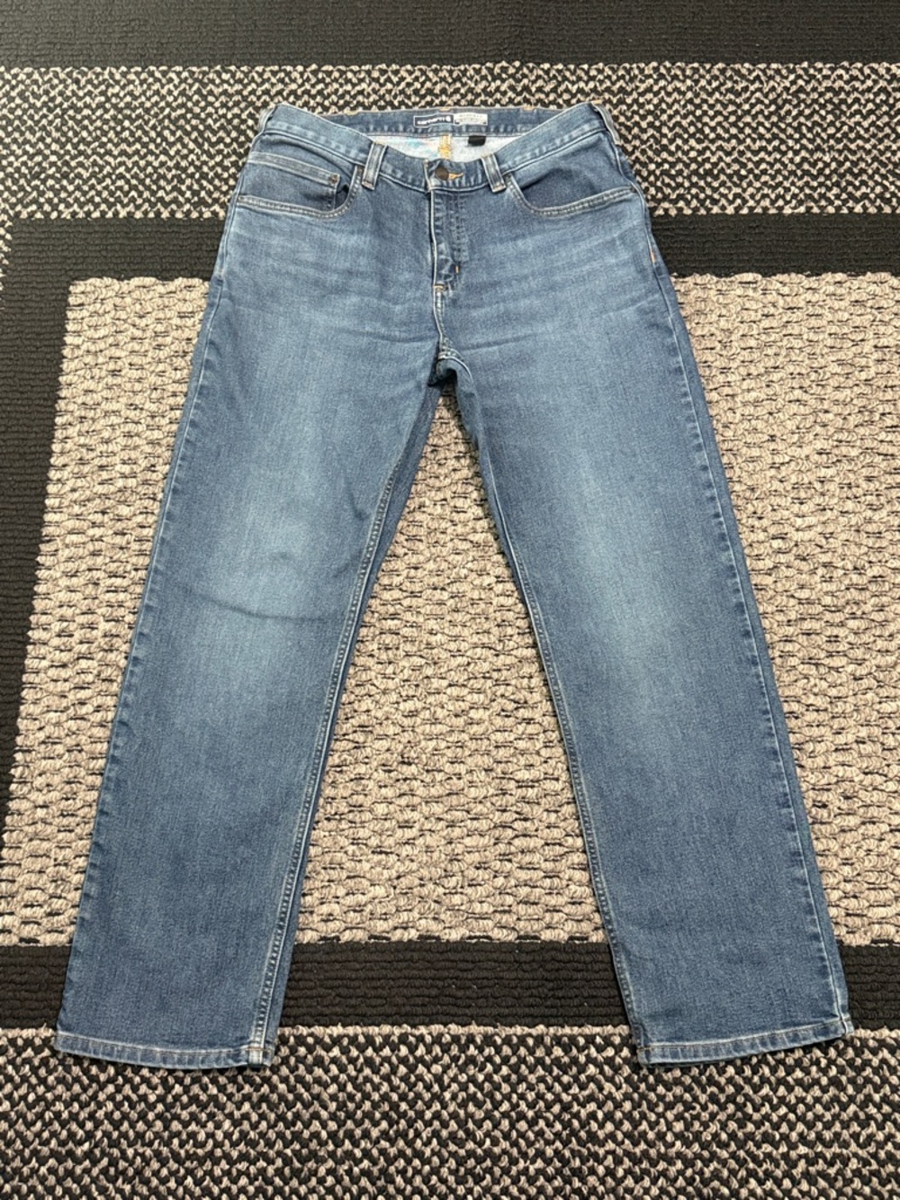 Carhartt Relaxed Fit Jeans Men’s 33 Workwear Force Denim Utility Classic Outdoor